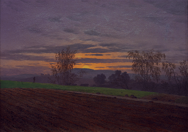 Caspar David Friedrich, Sturzacker, c. 1830, Hamburg Kunsthalle, Hamburg. Image: akg-images